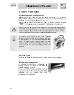 Предварительный просмотр 13 страницы Smeg A1C Instruction Manual