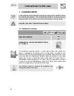 Предварительный просмотр 15 страницы Smeg A1C Instruction Manual