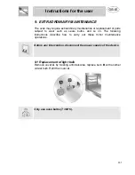 Предварительный просмотр 24 страницы Smeg A1C Instruction Manual