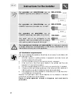 Preview for 5 page of Smeg A2-2 Instruction Manual