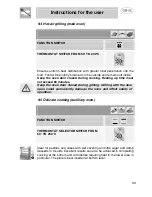 Preview for 20 page of Smeg A2-2 Instruction Manual