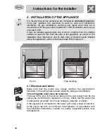 Предварительный просмотр 4 страницы Smeg A2-6 Instructions For Installation And Use Manual