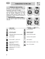 Предварительный просмотр 12 страницы Smeg A2-6 Instructions For Installation And Use Manual