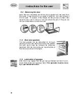 Preview for 32 page of Smeg A2-6 Instructions For Installation And Use Manual