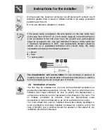 Предварительный просмотр 6 страницы Smeg A21A0XXAA Instruction Manual