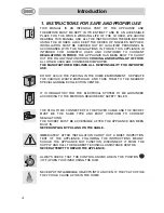 Preview for 2 page of Smeg A2EA Instructions For Installation And Use Manual