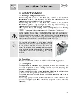 Preview for 17 page of Smeg A2EA Instructions For Installation And Use Manual