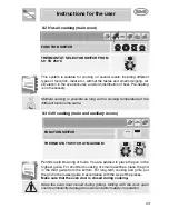 Preview for 21 page of Smeg A2EA Instructions For Installation And Use Manual