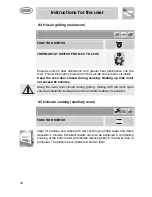 Preview for 22 page of Smeg A2EA Instructions For Installation And Use Manual