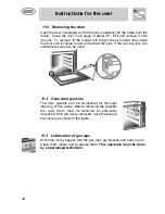 Preview for 30 page of Smeg A2EA Instructions For Installation And Use Manual