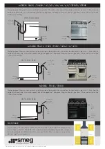 Предварительный просмотр 2 страницы Smeg A3 Delivery And Connection Procedure