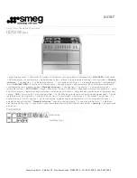 Preview for 1 page of Smeg A31X-7 Specifications