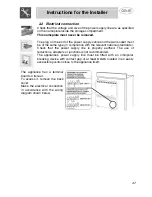 Предварительный просмотр 5 страницы Smeg A4-5 Instructions For Installation And Use Manual