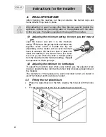 Предварительный просмотр 10 страницы Smeg A4-5 Instructions For Installation And Use Manual