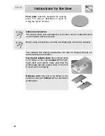 Предварительный просмотр 24 страницы Smeg A4-5 Instructions For Installation And Use Manual