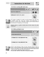 Предварительный просмотр 26 страницы Smeg A4-5 Instructions For Installation And Use Manual