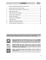 Smeg A42-6 Instructions For Installation And Use Manual preview