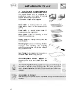 Предварительный просмотр 17 страницы Smeg A42C-2 Instruction Manual