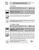 Предварительный просмотр 20 страницы Smeg A42C-2 Instruction Manual