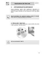 Предварительный просмотр 26 страницы Smeg A42C-2 Instruction Manual