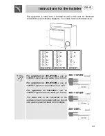 Предварительный просмотр 7 страницы Smeg A42C Instruction Manual