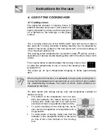 Предварительный просмотр 15 страницы Smeg A42C Instruction Manual