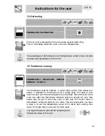 Предварительный просмотр 21 страницы Smeg A42C Instruction Manual