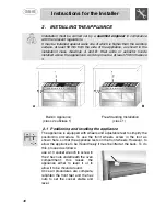 Предварительный просмотр 4 страницы Smeg A5-6 Instructions For Installation And Use Manual