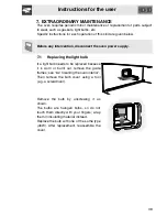 Preview for 17 page of Smeg ALFA 150 User Instructions