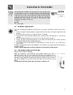 Предварительный просмотр 5 страницы Smeg APC61BVG Instructions For Installation And Use Manual