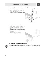 Предварительный просмотр 10 страницы Smeg APC61BVG Instructions For Installation And Use Manual