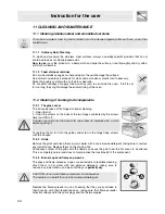 Предварительный просмотр 22 страницы Smeg APC61BVG Instructions For Installation And Use Manual