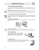 Предварительный просмотр 24 страницы Smeg APC61BVG Instructions For Installation And Use Manual