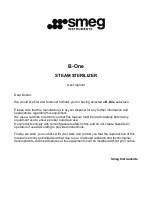 Предварительный просмотр 3 страницы Smeg B-One User Manual