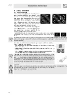 Preview for 8 page of Smeg B70CMSX5 Instructions For Installation And Use Manual