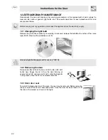 Preview for 14 page of Smeg B70CMSX5 Instructions For Installation And Use Manual