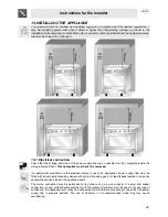 Предварительный просмотр 15 страницы Smeg B70CMSX5 Instructions For Installation And Use Manual