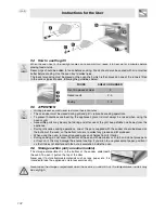 Preview for 10 page of Smeg B71MPX5 Instructions For Installation And Use Manual