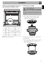 Предварительный просмотр 41 страницы Smeg BG91IAN2 Manual