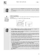 Предварительный просмотр 16 страницы Smeg BL1 Instruction Manual