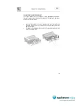 Предварительный просмотр 33 страницы Smeg BLV1 Installation And Operating Instructions Manual