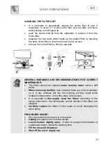 Предварительный просмотр 34 страницы Smeg BLV1VE-1 Instruction Manual