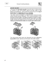 Предварительный просмотр 22 страницы Smeg BLV2P-2 Instruction Manual