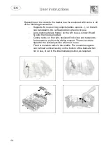 Предварительный просмотр 26 страницы Smeg BLV2P-2 Instruction Manual