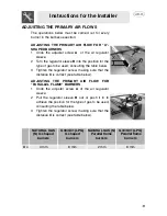 Preview for 5 page of Smeg BQ6030 Instructions For The Installer