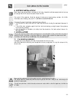 Preview for 8 page of Smeg BQ6030T Instructions For The Installer