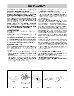 Preview for 5 page of Smeg Built-in Electric Hob SA435X-1 Use, Installation And Maintenance Instructions