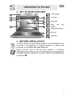 Предварительный просмотр 5 страницы Smeg Built-in Microwave Oven Instructions For Use Manual