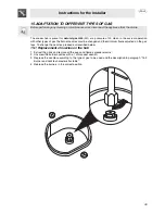 Предварительный просмотр 17 страницы Smeg C6GMX Instruction Manual