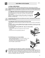 Предварительный просмотр 19 страницы Smeg C6GMX Instruction Manual